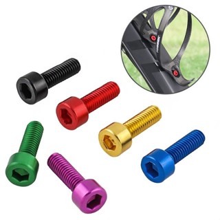 Bộ ốc nhôm gắn gọng bình nước xe đạp M5 x 15mm ( Cặp )