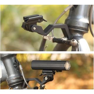 Bát bắt đèn , camera hành trình Gaciron lên phuộc xe đạp H21B