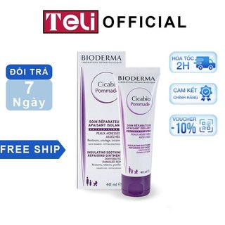 Kem Dưỡng Ẩm Phục Hồi Da Tổn Thương Bioderma Cicabio Crème 40ml - 100ml Của Pháp Chính Hãng