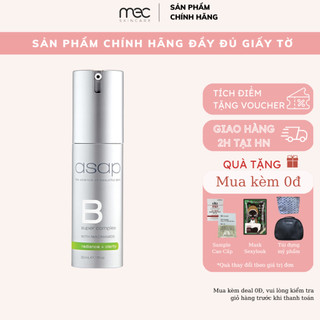 Serum Asap Super B Complex 30ml / 5ml Dưỡng Sáng Da, hỗ trợ giảm Mụn - Mecskincare
