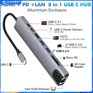 🔥hub type c và hub usb 3.0 - cổng chuyển đổi hub usb type-c - usb 3.0 to hdmi,usb 3.0,sd,tf, type-c cho laptop táo - 181