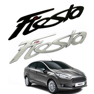 Logo Chữ Nổi Fiesta Dán Trang Trí Đuôi Xe
