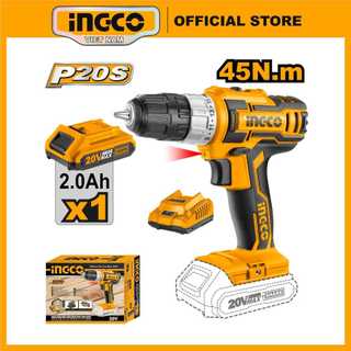 Máy khoan pin lithium-ion vặn ốc, siết vít ingco cdli20024