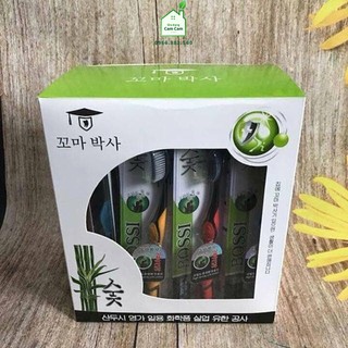 CCL115 - (1 hộp 30 chiếc) Bàn chải đánh răng than tre hoạt tính BOSSI Hàn Quốc - Giadungcamcam