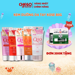 Kem dưỡng da tay Kose Coen Rich Q10 Nhật Bản cấp ẩm chống nắng dưỡng trắng mềm mại tuýp 80g