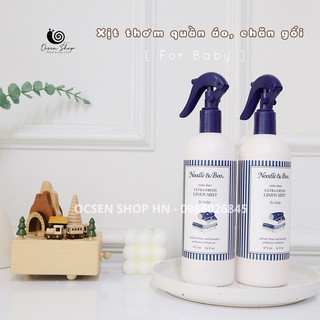 Chai xịt thơm quần áo cho bé Noodle Boo 473ml Mỹ - thành phần organic an toàn cho bé từ sơ sinh
