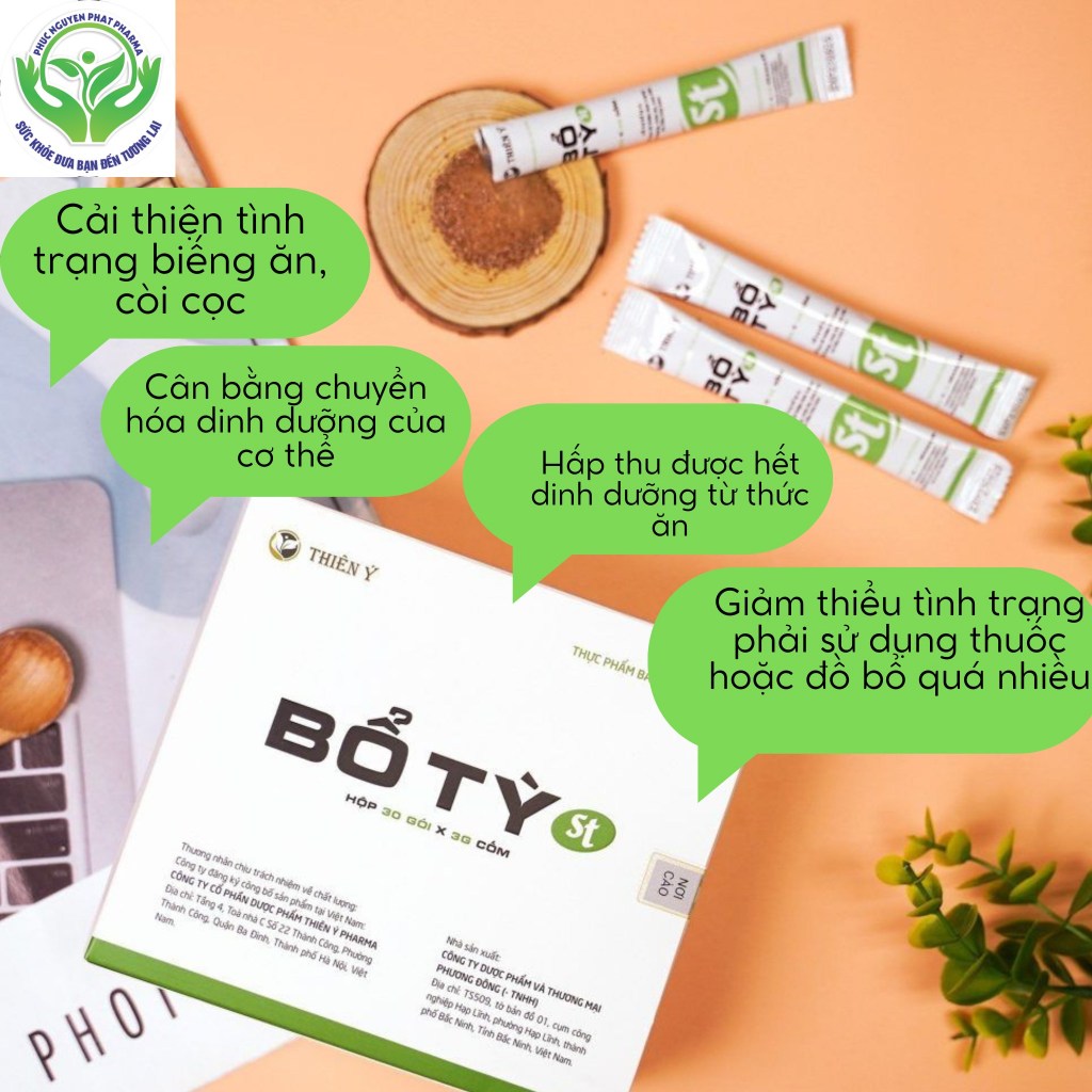 Bổ tỳ ST - Giúp  ăn ngon và hấp thu tốt cho cả người lớn và trẻ nhỏ