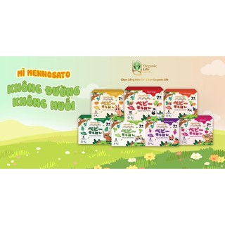 Mì sợi ăn dặm hỗn hợp rau củ hữu cơ cho bé MenNoSato