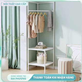 Kệ góc tường treo quần áo để đồ tiết kiệm không gian đa năng tiện dụng với thiết kể nhỏ gọn