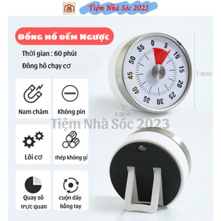 Đồng hồ đếm ngược Mechanical Timer,Đồng hồ hẹn giờ đếm ngược loại lớn 8cm cho bé.Tiệm Nhà Sóc