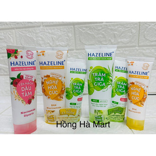 Sữa Rửa Mặt Hazeline Tuýp 50g/100g (Nghệ/Yến Mạch/Matcha ( Quà Tặng Thay Đổi Theo Từng Đợt )