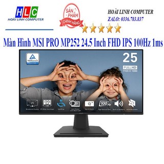 Màn hình MSI PRO MP252 24.5 inch FHD IPS 100Hz 1ms