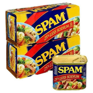 Thịt Hộp Spam 25% Less Sodium 340g Mỹ
