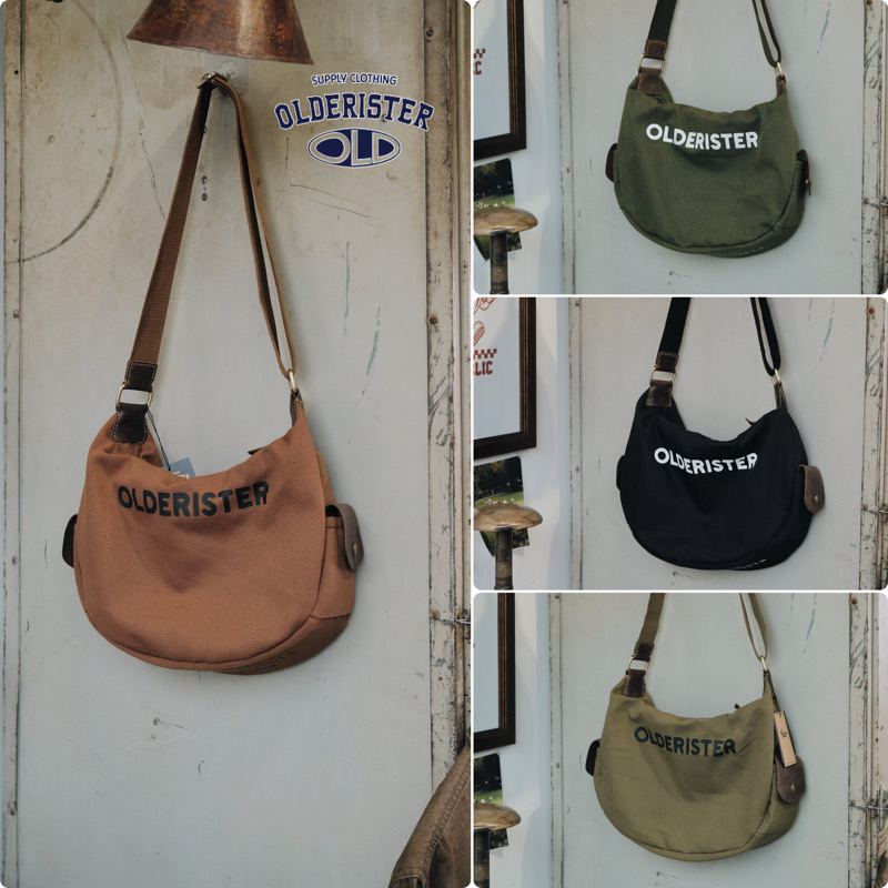 Túi đeo chéo Mili-Cross Bag - Olderister | Vải Canvas | 5 Màu