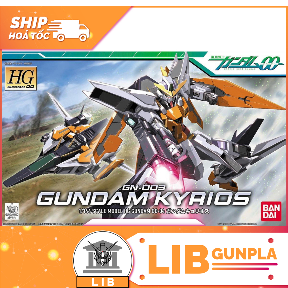 Đồ chơi mô hình lắp ráp Bandai Gundam HG 00 1/144 Gundam Kyrios