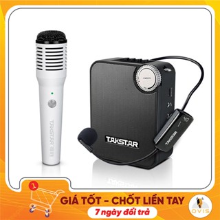 Takstar E500W - Máy Trợ Giảng Hai Mic Không Dây UHF, Kết Nối Bluetooth, Công Suất 20W