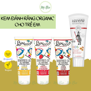 Kem đánh răng hữu cơ cho bé 75ml (Lavera, Pierpaoli, Officina Naturae)