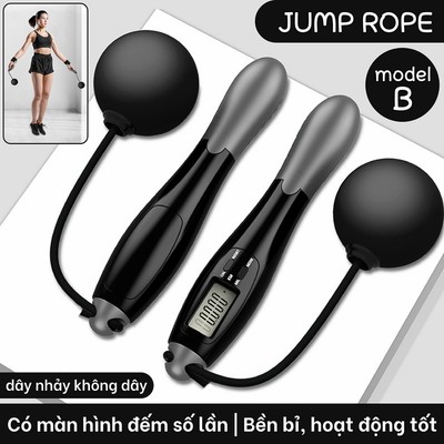(Có đếm) BG-Dây Nhảy JR300 Bóng Thể Lực Cao Cấp Hỗ Trợ Tập Thể Dục, Thể Thao Tiện Lợi Tại Nhà
