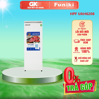 Hpf uah6208 -- miễn phí công lắp đặt -- tủ đông đứng hòa phát 208 lít hpf uah6208