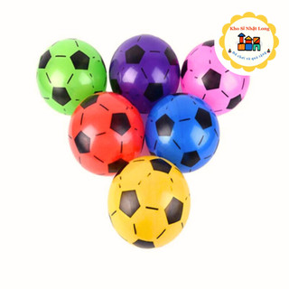 Bóng đá cao su đường kính 20cm đồ chơi qủa bóng đá bơm hơi pvc vui nhộn cho bé