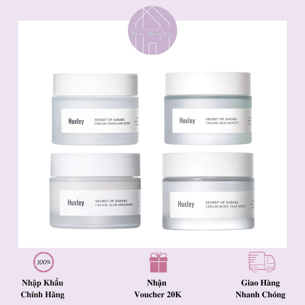 Huxley Secret Of Sahara Cream - Kem Dưỡng Chiết Xuất Xương Rồng