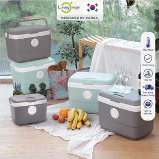 [COMBO 9L+21L] Bộ Thùng đá dã ngoại Hàn Quốc LivingOn - Thùng đựng đá, Thùng giữ nhiệt dã ngoại