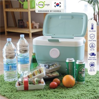 Thùng đá du lịch hàn quốc living on 21l - thùng đá dã ngoại gia đình, thùng đá lớn, thùng trữ đá