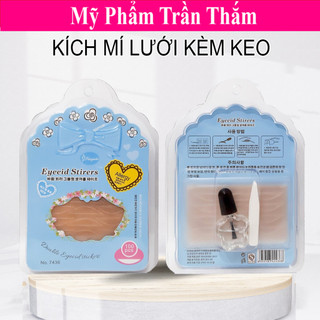 Kích mí lưới kèm keo Keli tàng hình sẵn 4 kích cỡ chuyên dùng cho makeup
