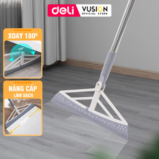  Chổi quét sàn kèm gạt nước silicon chổi quét đa năng Deli nhà tắm phòng khách 