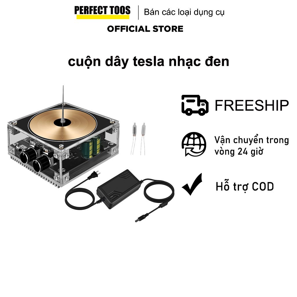 【Việt Nam gửi】Tesla Music Đồ Chơi Khoa Học Hình Bàn Tay Tesla Có Nhạc Bluetooth Và Đèn Flash Dài 10C