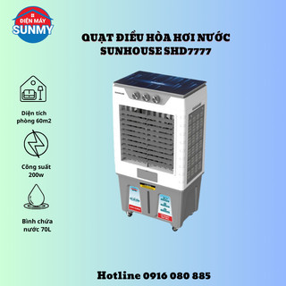 Quạt điều hòa hơi nước sunhouse shd7777- hàng mới 100%