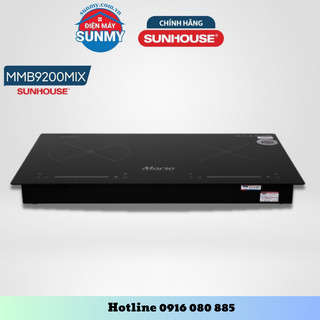 Bếp từ hồng ngoại lắp âm Sunhouse Mama MMB9200MIX , bếp điện đôi lắp âm hàng trưng bày bảo hành 6 tháng,