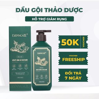 Dầu gội thảo dược giảm gãy rụng cao cấp DANNGOC 500 Mil, hỗ trợ giảm gãy rụng, loại bỏ gàu nhờn, phục hồi tóc