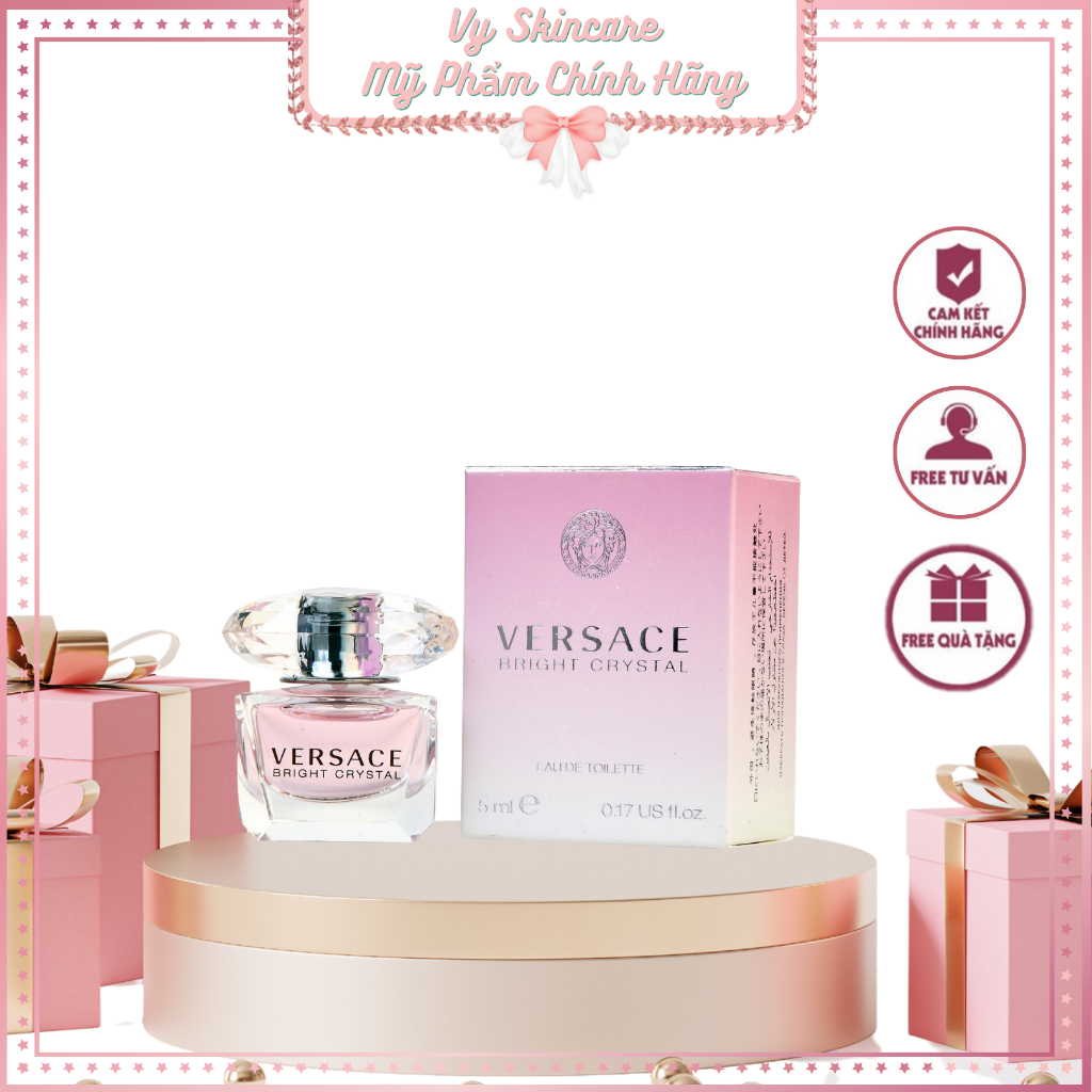 Nước Hoa Mini nữ Versace Bright Crystal 5ml