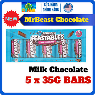 Kẹo socola mrbeast - chocolate mr beast bản giới hạn Feastables MrBeast Chocolate Milk Chocolate (35g) - 175g NEW