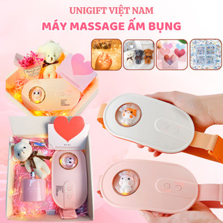 Set quà tặng D'Hera sang trọng tinh tế tặng bạn gái nhân dịp 20/10 nến thơm, Đai massaage bụng kinh cho bạn nữ