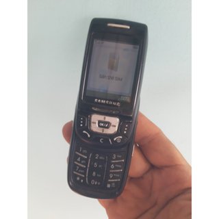 【ẢNH THẬT Điện Thoại Cổ Samsung SGH-D500 Nắp Trượt ,Zin 100% Có Pin, Sạc Cao Cấp -BH 12 tháng 1 đổi 1 trong tháng đầu