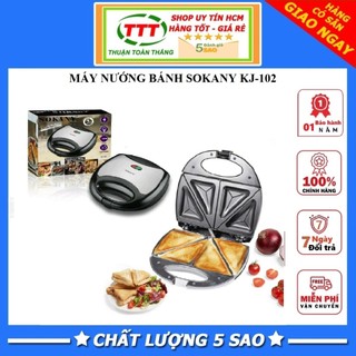 Khuôn nướng bánh sandwich hotdog bông lan điện Sokany KJ102