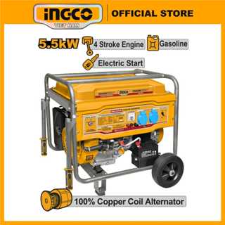 Máy phát điện xăng INGCO GE55003 5.5KW dây đồng chính hãng 100% bình xăng 25L, bảo hành 12 tháng