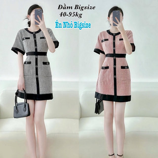 Thời Trang Bigsize - Váy Đầm Bigsize đón Tết Thiết Kế Dự Tiệc Nữ Cao Cấp Xinh Đẹp Sang Trọng Dễ Thương Giá Rẻ 40-95kg