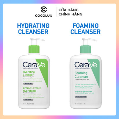 Sữa rửa mặt Cerave cho mọi loại da 88ml, 236ml, 473ml