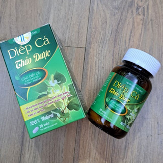Viên uống diếp cá thảo dược giảm táo bón hỗ trợ giảm trĩ nội trĩ ngoại , giúp giảm nhiệt miệng mụn nhọt mẩn ngứa 30 viên