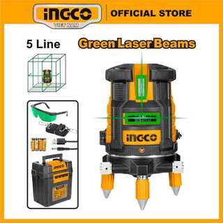 Máy cân bằng bắn cốt tia lazer INGCO HLL305205 máy laser cân mực 5 tia xanh