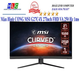Màn Hình CONG Gaming MSI Optix G27C4X | 27 inch, FHD, VA, 250Hz, 1ms, 113% sRGB (1500R)