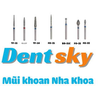 Mũi khoan Nha Khoa thép không rỉ