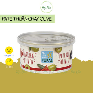 Pate thuần chay hữu cơ hỗn hợp olive và cà chua 125g - Pural