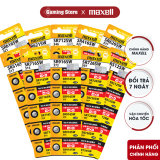 Pin Maxell SR626 / SR621 / SR920 / SR616 / SR521 / SR726/ SR716/ SR721/ SR927/ SR516 (Đồng Hồ Đeo Tay) - Hàng Chính Hãng