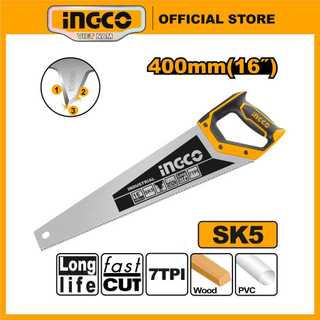 Cưa cầm tay 40cm bảng rộng ingco hhas28400 dài 400mm thép sks đài loan
