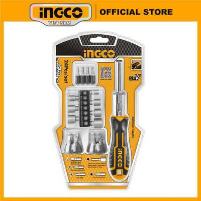Bộ tua vít 24 món thép CRV INGCO HKSDB0248 vặn tháo ốc vít, bu lông sửa chữa đồ dùng máy móc