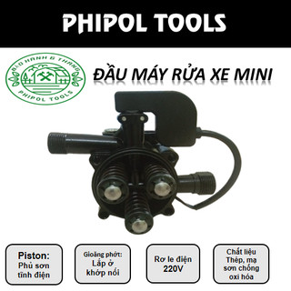 Đầu máy rửa xe mini , phổ thông cho các dòng máy mini